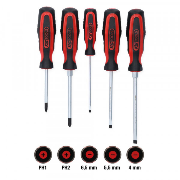 KS TOOLS ERGOTORQUEplus Schraubendreher-Satz,