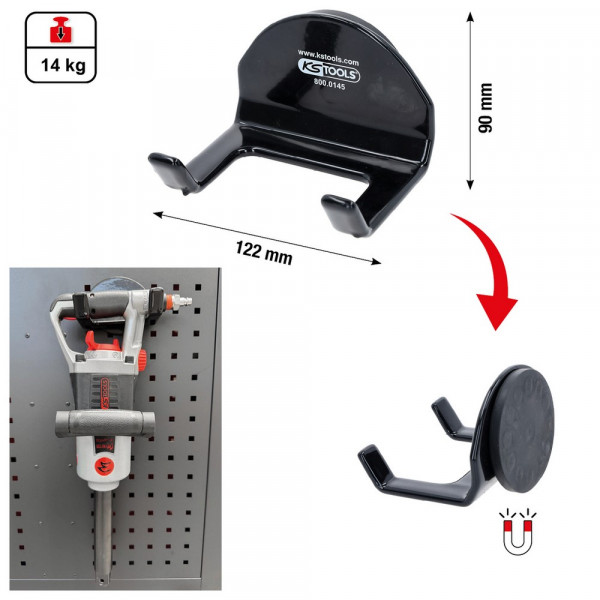 KS TOOLS Magnethalter für Schlagschrauber