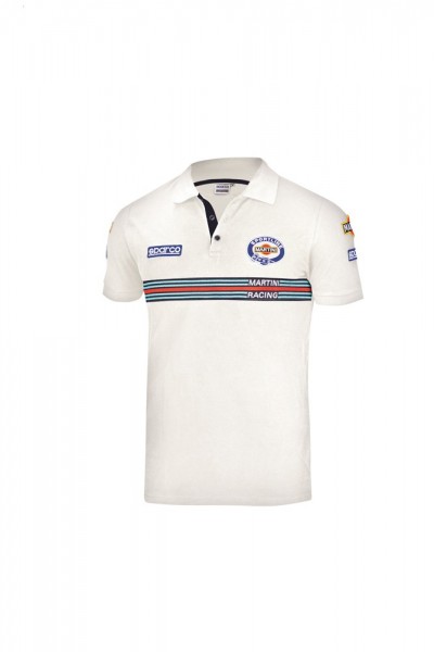 MARTINI RACING - SPARCO Poloshirt 100% Baumwolle