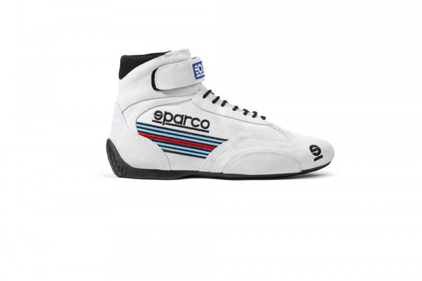 SPARCO RACINGSCHUH TOP MARTINI WEISS