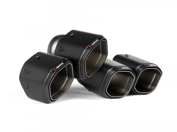 AKRAPOVIČ Endrohr Set (Carbon) HEXAGONAL