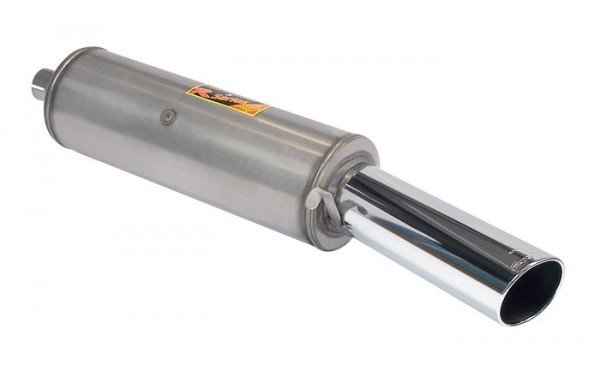 SUPERSPRINT Endschalldämpfer 90x85mm Oval AISI 409