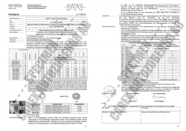 DTC-Gutachten P-9061/22 zu DR-Set