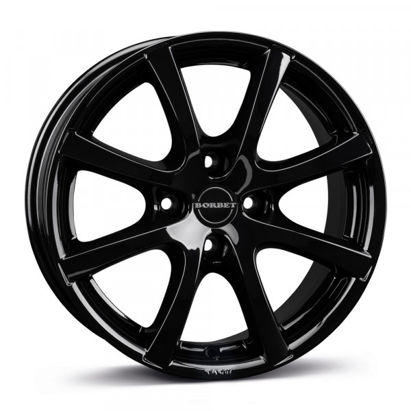 Borbet LV4 55435 black glossy KBA 47929