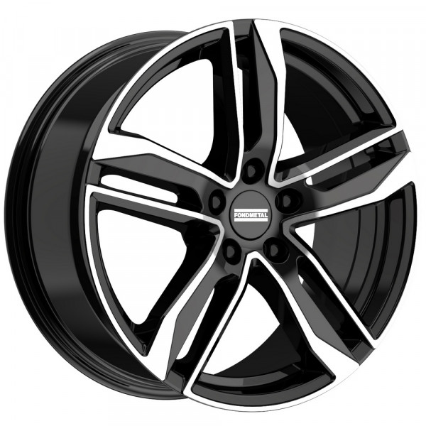 Fondmetal Hexis Felge Black Polished