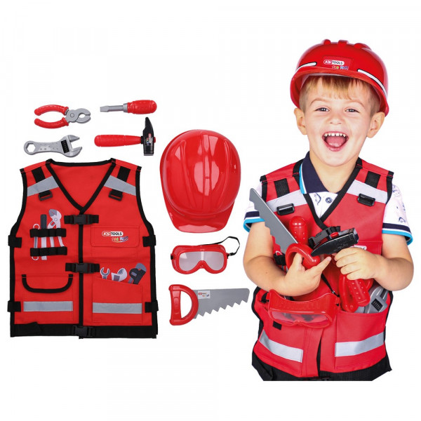 KS TOOLS Werkzeug-Satz mit Weste für