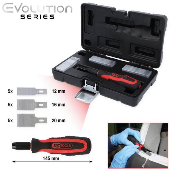 KS TOOLS Schaber-Satz, 16-tlg