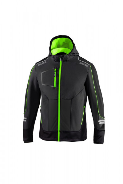 SPARCO Teamwork Softshell mit Kapuze Tech