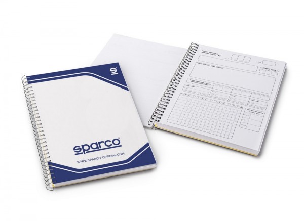 SPARCO Pacenote Book Rallye Notizbuch