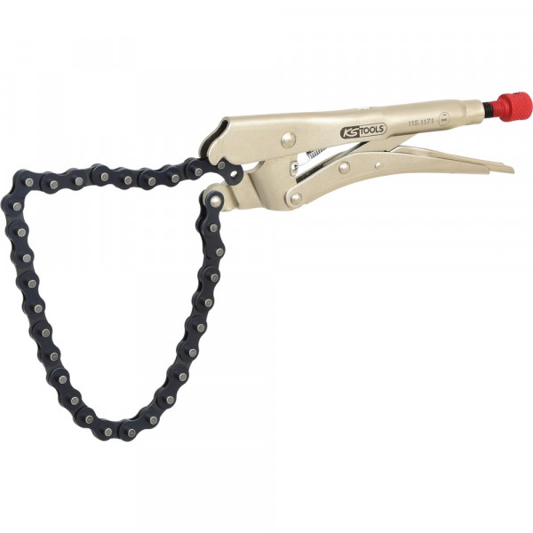 KS TOOLS Ketten-Gripzange,220mm