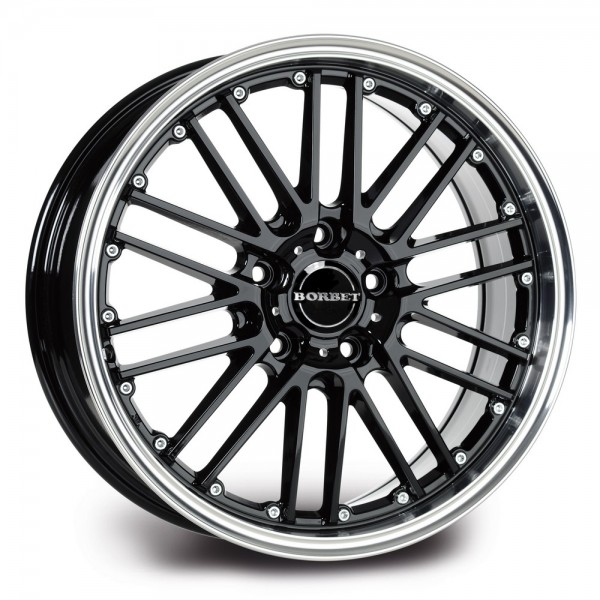 Borbet CW2 Multiflex-Felge schwarz pol.