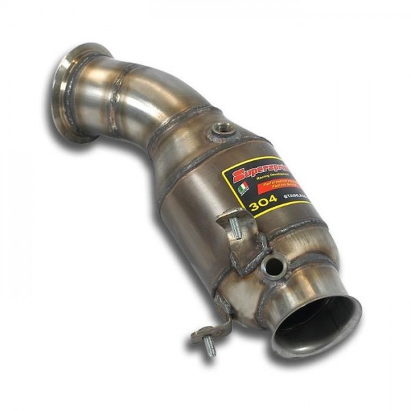 SUPERSPRINT Downpipe + Metallkat 100 Zellen