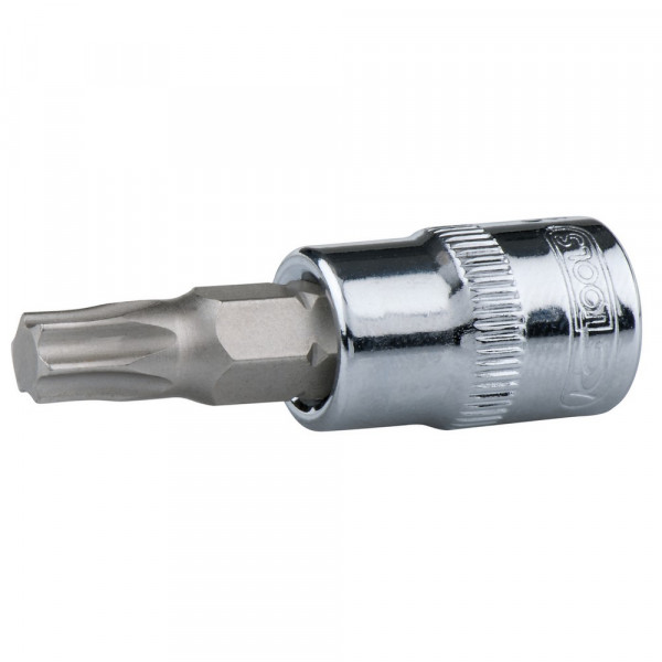KS TOOLS 1/4&quot; CHROME+ Bit-Stecknuss TX,T15