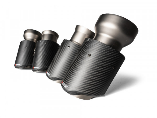 AKRAPOVIČ Endrohr Set (Carbon)(ECE)