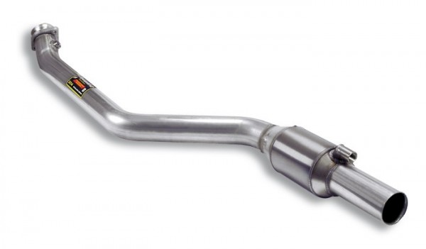 SUPERSPRINT Downpipe links mit Metallkat