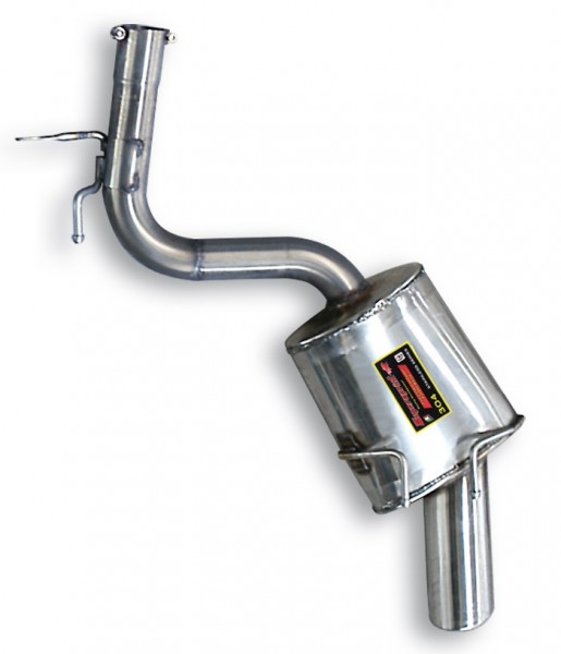 SUPERSPRINT Endschalldämpfer rechts 1x100mm Inox
