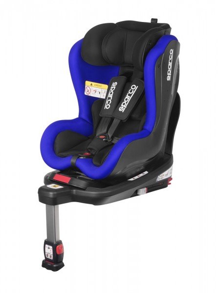SPARCO Kindersitz SK500I schwarz-blau, mit Isofix