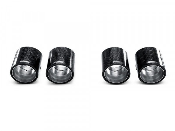 AKRAPOVIC Endrohre Carbon 4x 90mm