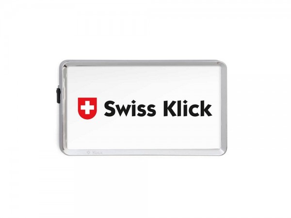 SWISS KLICK Nummernrahmen/Wechselhalter hinten