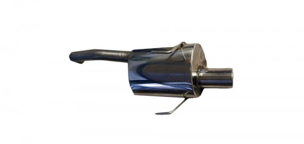 LOTOS Endschalldämpfer 1x80mm Inox