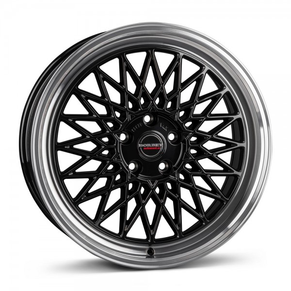 Borbet B 8018 black rim polished KBA 53307