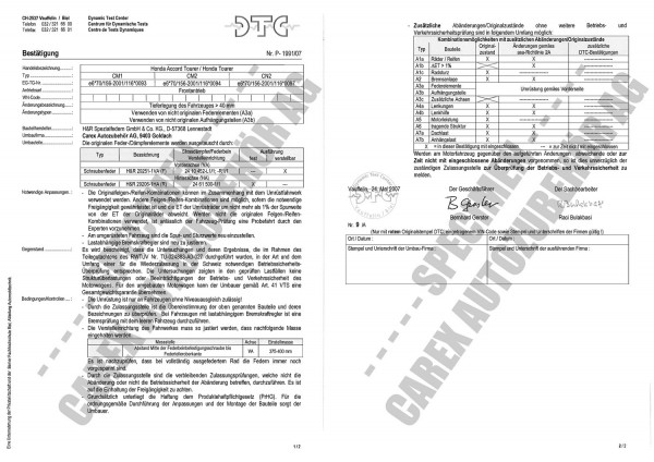 DTC-Gutachten P-1991/07 zu Gewindefw.
