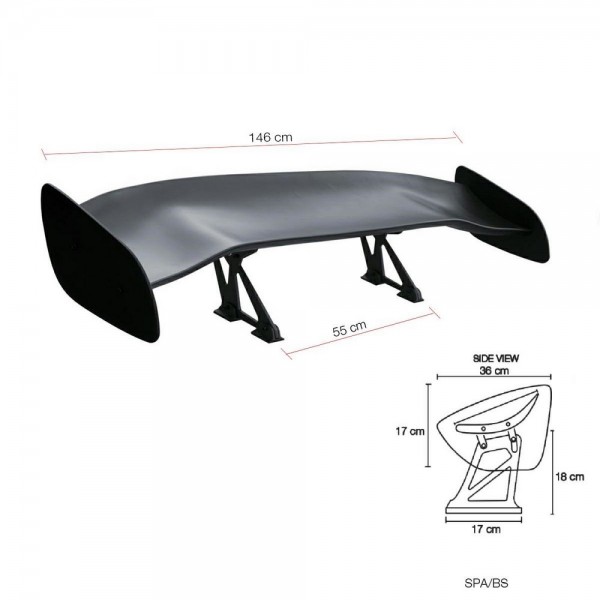 SIMONI RACING ABS Heckspoiler (nicht CH-Norm)