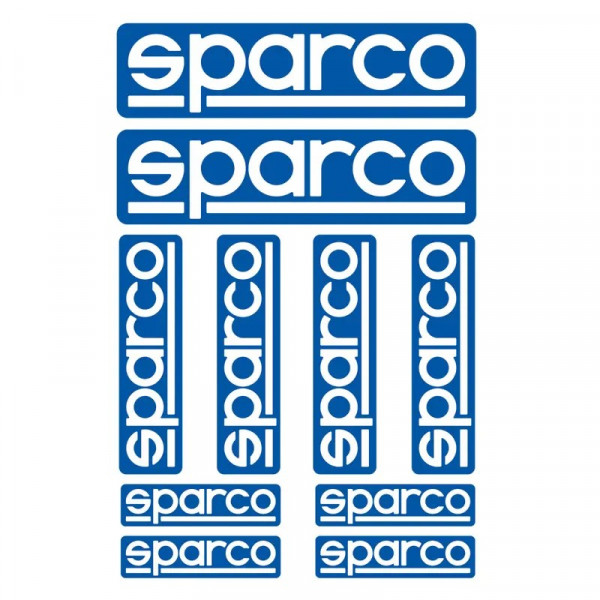 SPARCO Sticker 10teilig