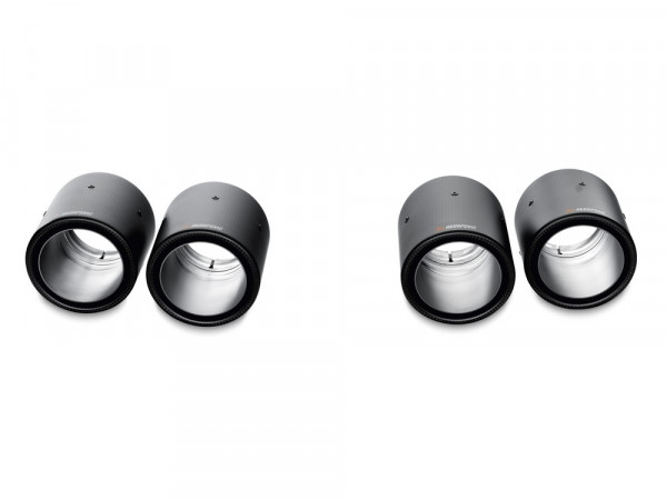 AKRAPOVIC Endrohre Carbon 4x 100mm