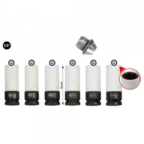 KS TOOLS 1/2&quot; Spezial-Alu-Felgen