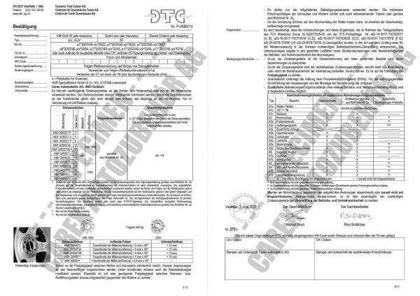 DTC-Gutachten P-4586/14 zu DR-Set 06-60mm