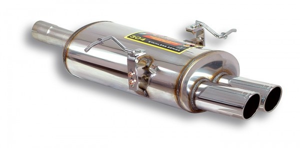 SUPERSPRINT Endschalldämpfer 2x80mm rund