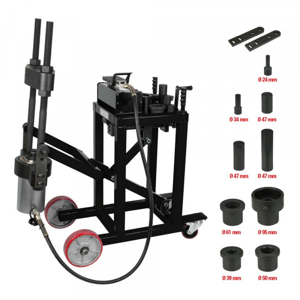 KS TOOLS Achsschenkelbolzen-Presse, 75t, mit