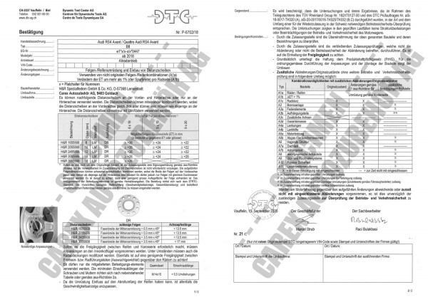 DTC-Gutachten P-6702/18 zu DR-Set