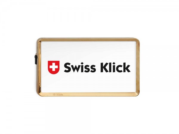 SWISS KLICK Nummernrahmen/Wechselhalter hinten