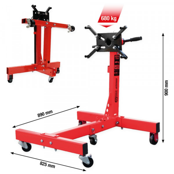 KS TOOLS performance Motorhalter, 680 kg