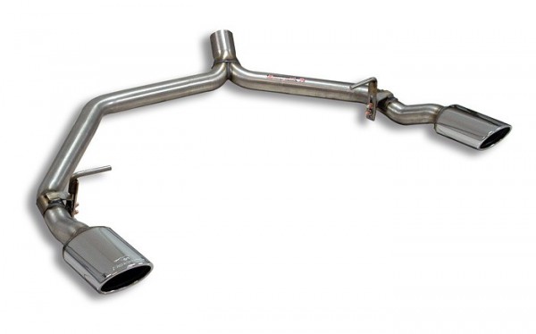 SUPERSPRINT Endrohre Links-Rechts oval 120x80