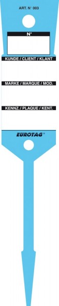 EUROTAG Schlüssel-Etiketten BLAU