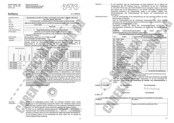 DTC-Gutachten P-6695/18 zu DR-Set