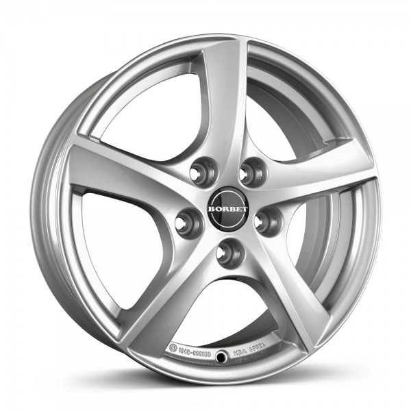 Borbet TL 65646 brilliant silver KBA 49924