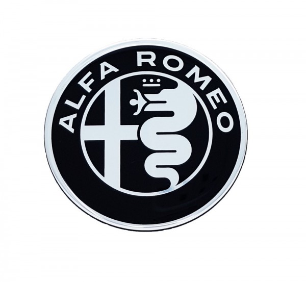 STICKER 3D Alfa Romeo Logo rund 75mm