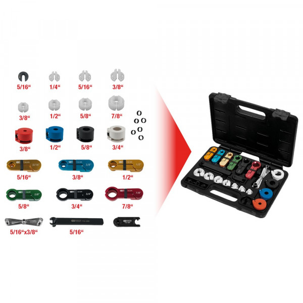 KS TOOLS Leitungsverbinder-Entrieglungs-Satz,
