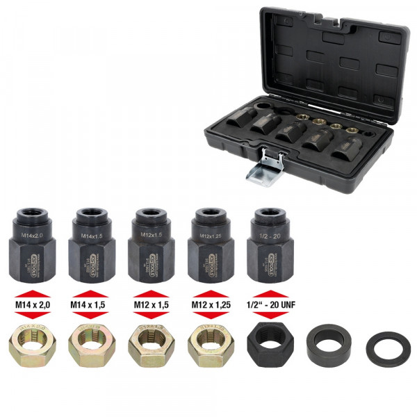 KS TOOLS Stehbolzen-Einbau-Werkzeug-Satz, 12-tlg