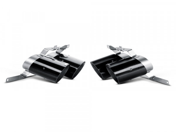 AKRAPOVIC Endrohre Carbon 4x 100mm