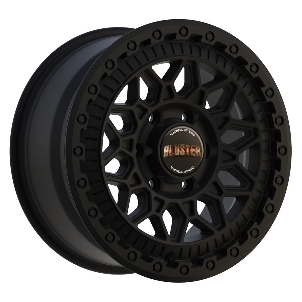 Jante Alu Fondmetal Bluster 17 Pouces - Noir Mat - 8.5J 5x127 ET37 - Neuf