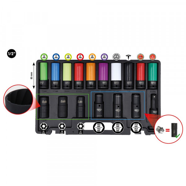 KS TOOLS 1/2&quot; MASTER Spezial-Kraft-Stecknuss
