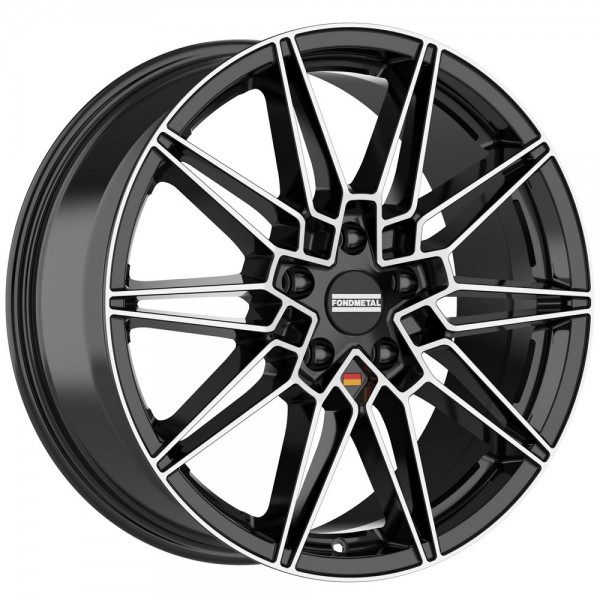Fondmetal THOE Felge glossy black poliert