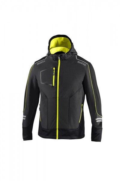 SPARCO Teamwork Softshell mit Kapuze Tech