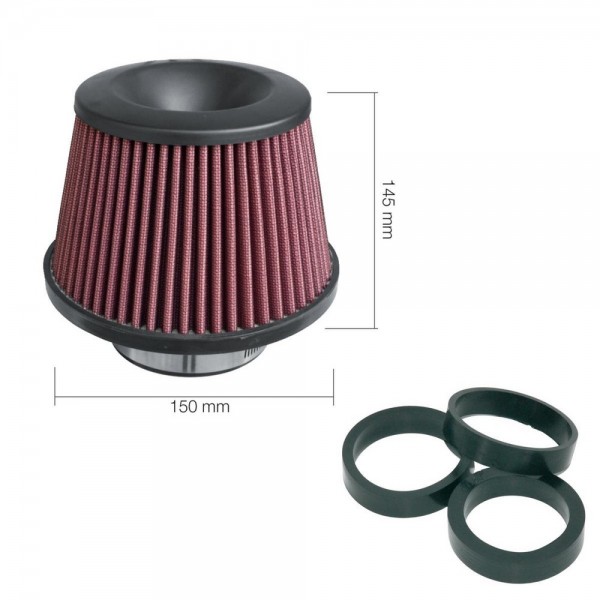 SIMONI RACING Filter Konisch Black (Nicht CH-Norm)