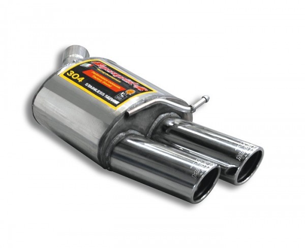 SUPERPSPRINT Endschalldämpfer links 2x90mm